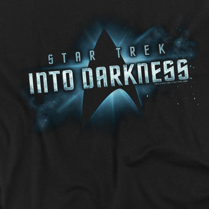 Black - Back - Star Trek: Into Darkness Unisex Adult Logo T-Shirt