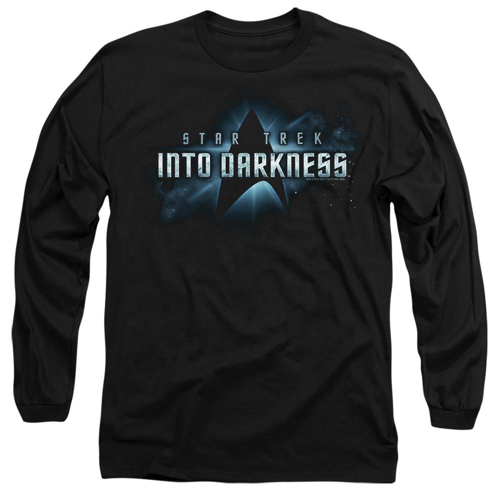 Black - Side - Star Trek: Into Darkness Unisex Adult Logo T-Shirt