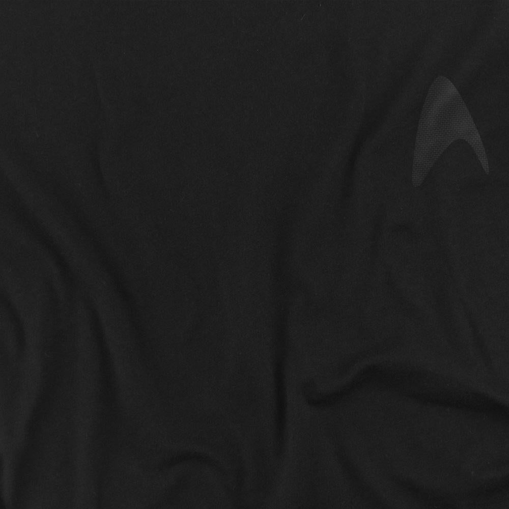 Black - Side - Star Trek: Into Darkness Unisex Adult Command Logo T-Shirt