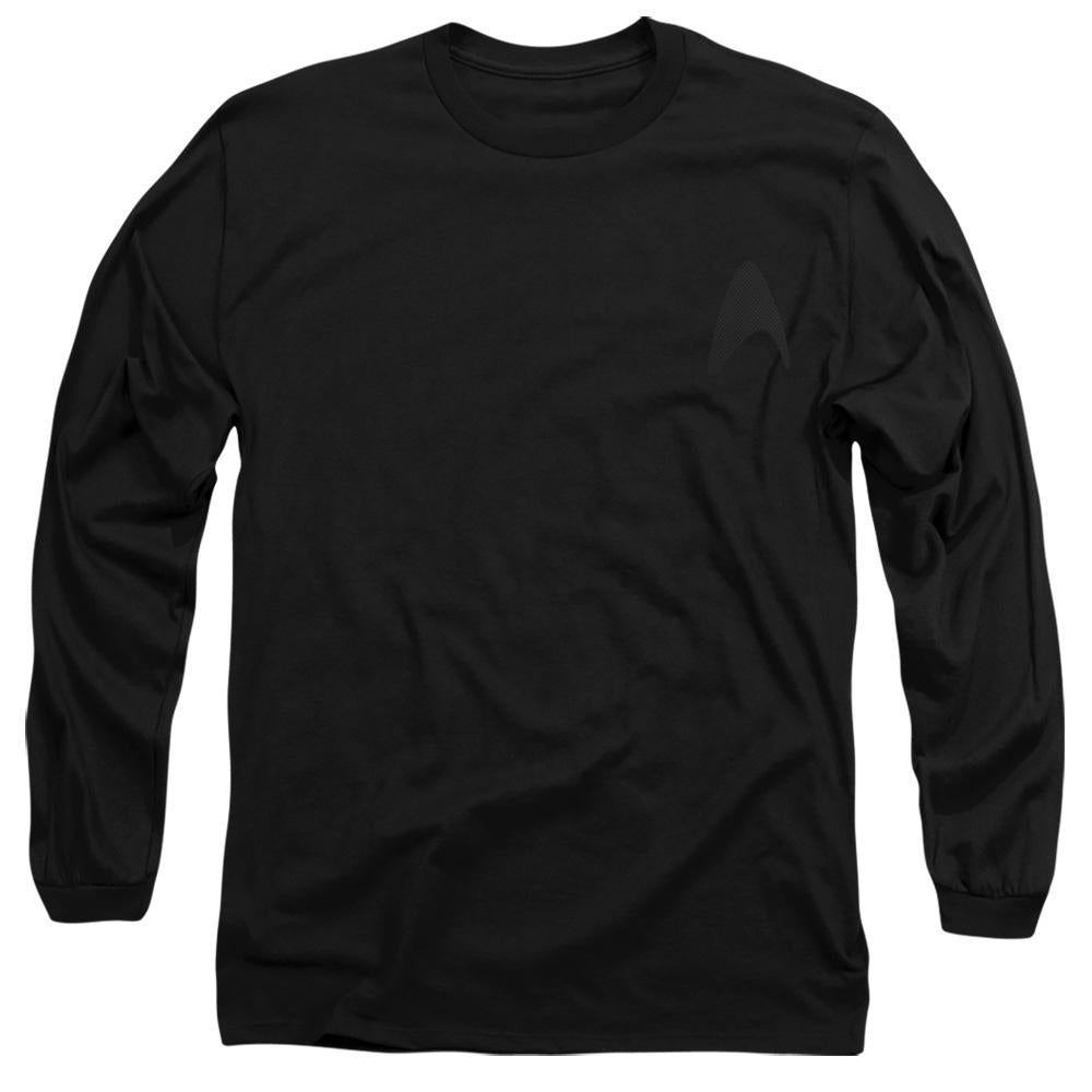 Black - Front - Star Trek: Into Darkness Unisex Adult Command Logo T-Shirt