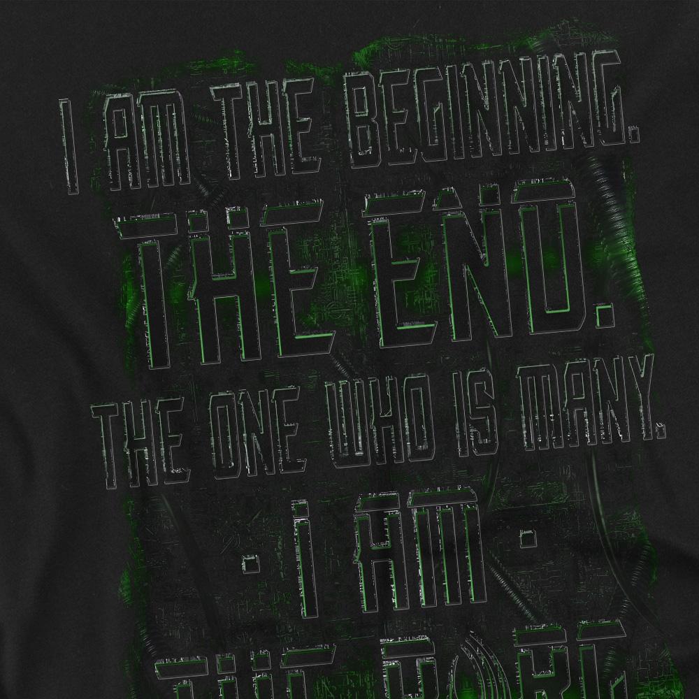 Black - Back - Star Trek Unisex Adult I, Borg T-Shirt