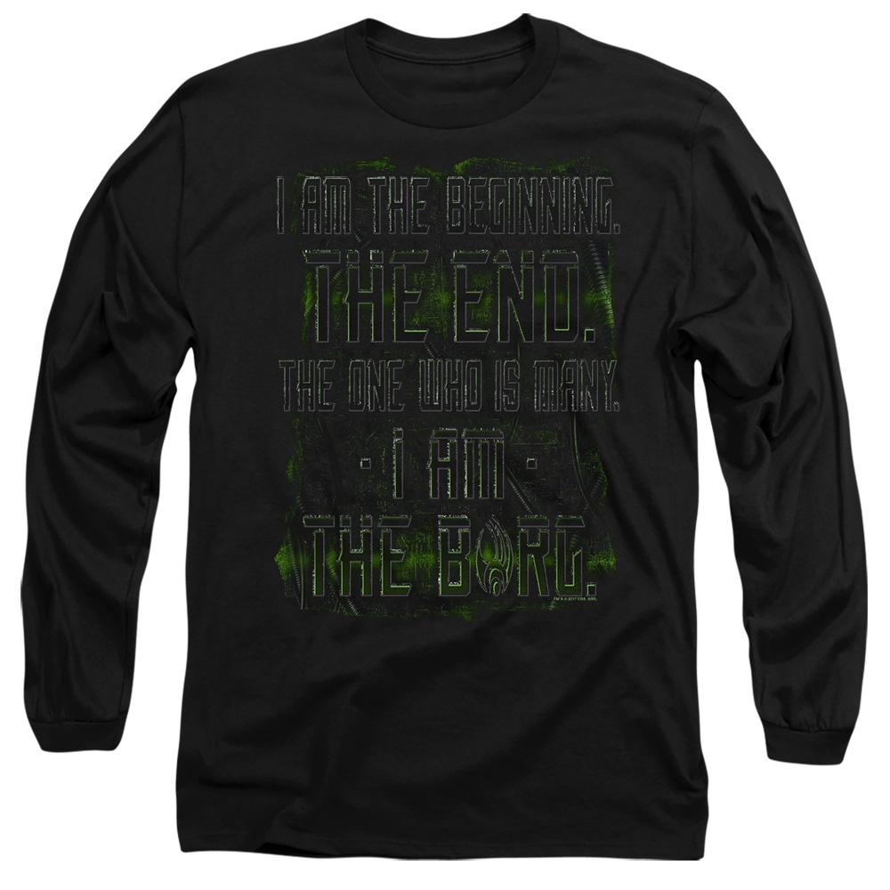 Black - Side - Star Trek Unisex Adult I, Borg T-Shirt