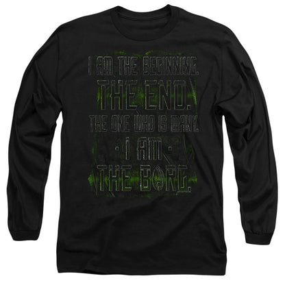 Black - Side - Star Trek Unisex Adult I, Borg T-Shirt