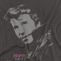 Charcoal - Back - Happy Days Unisex Adult Cool The Fonz T-Shirt