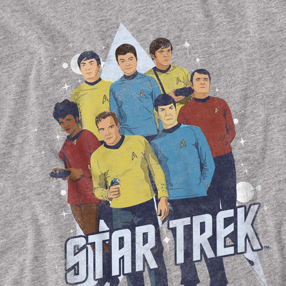 Sport Heather - Back - Star Trek Unisex Adult Here Here T-Shirt
