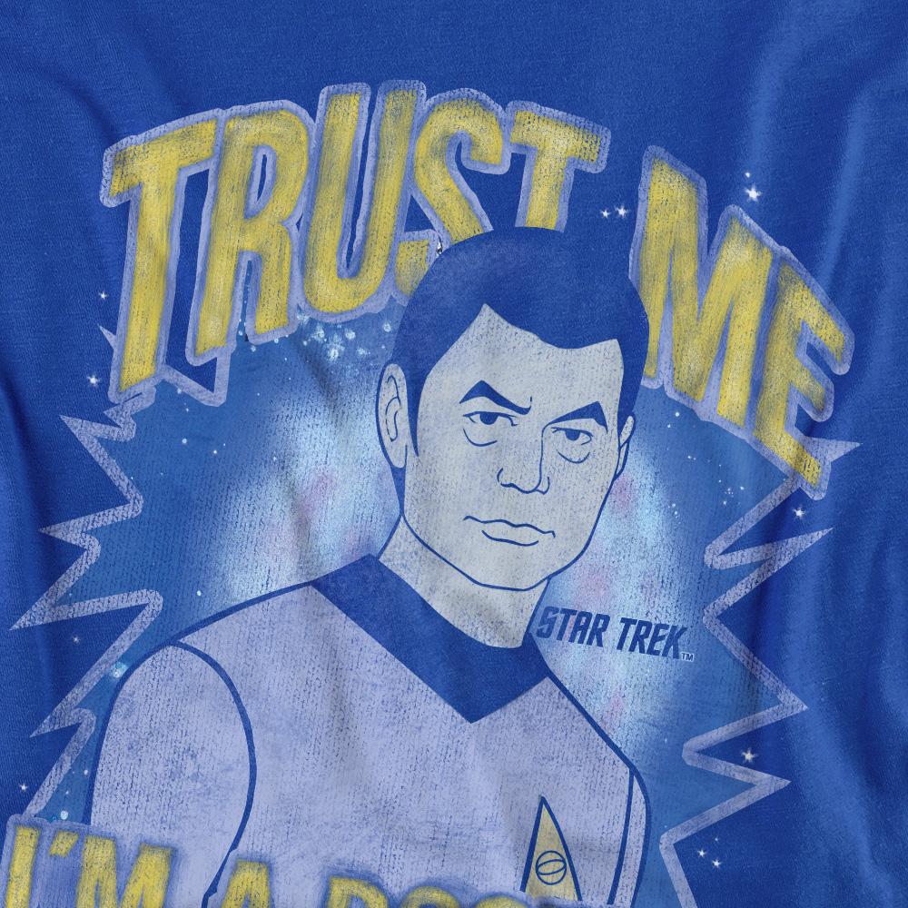 Royal Blue - Back - Star Trek Unisex Adult Doctor T-Shirt