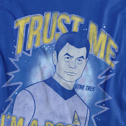 Royal Blue - Back - Star Trek Unisex Adult Doctor T-Shirt