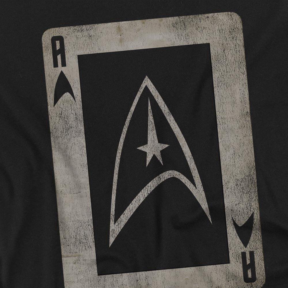 Black - Back - Star Trek Unisex Adult The Original Series Ace T-Shirt