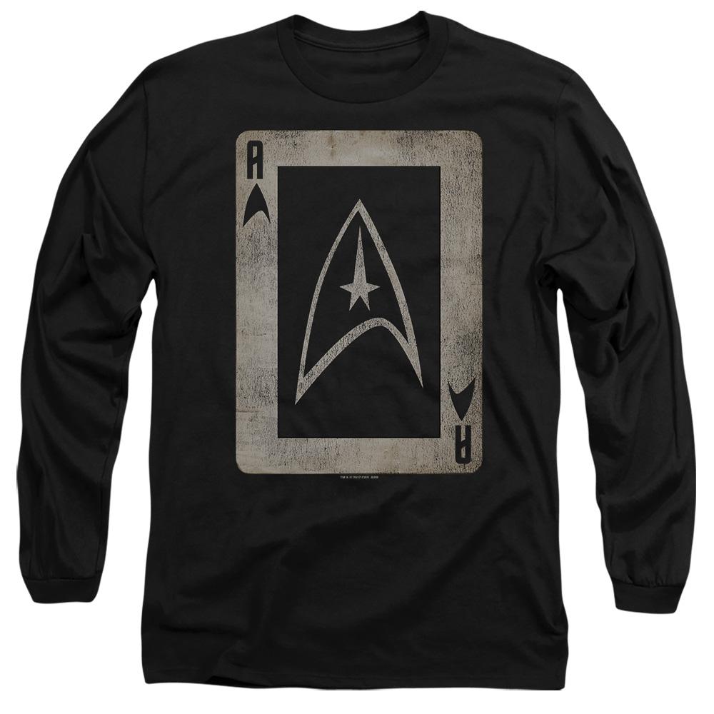 Black - Side - Star Trek Unisex Adult The Original Series Ace T-Shirt