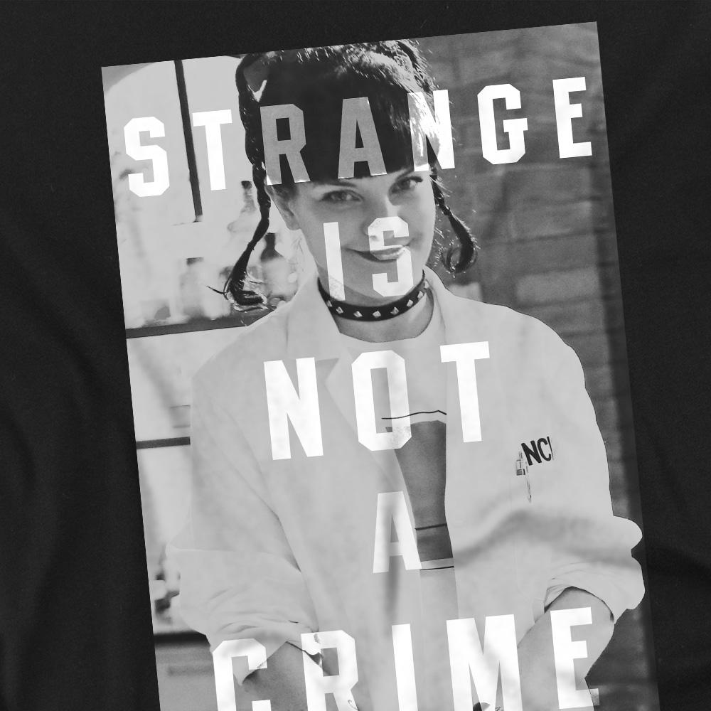 Black - Back - NCIS Unisex Adult Strange T-Shirt