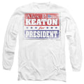 White - Front - Family Ties Unisex Adult Alex for President T-Shirt