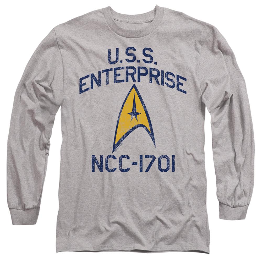 Sport Heather - Side - Star Trek Unisex Adult Collegiate Arch T-Shirt