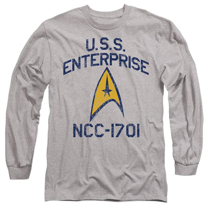 Sport Heather - Side - Star Trek Unisex Adult Collegiate Arch T-Shirt