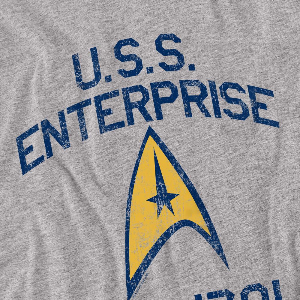 Sport Heather - Front - Star Trek Unisex Adult Collegiate Arch T-Shirt