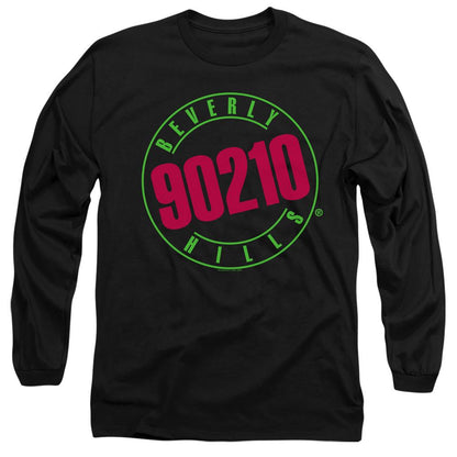 Black - Side - 90210 Unisex Adult Neon T-Shirt