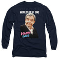 Navy - Side - Happy Days Unisex Adult Best Dad T-Shirt