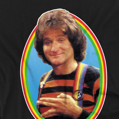 Black - Back - Mork And Mindy Unisex Adult T-Shirt