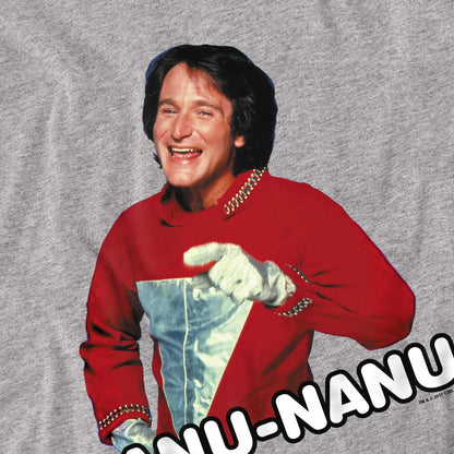 Sport Heather - Back - Mork And Mindy Unisex Adult Catchphrase T-Shirt