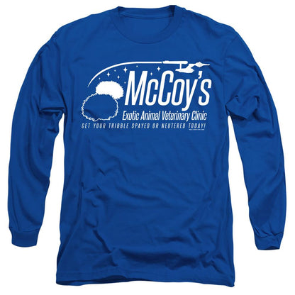 Royal Blue - Side - Star Trek Unisex Adult McCoy´s Clinic T-Shirt