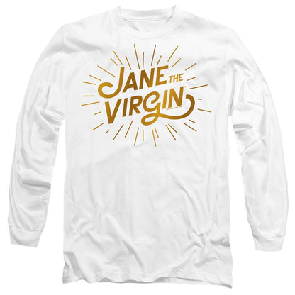 White - Side - Jane the Virgin Unisex Adult Golden Logo T-Shirt