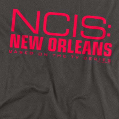 Charcoal - Back - NCIS: New Orleans Unisex Adult Logo T-Shirt