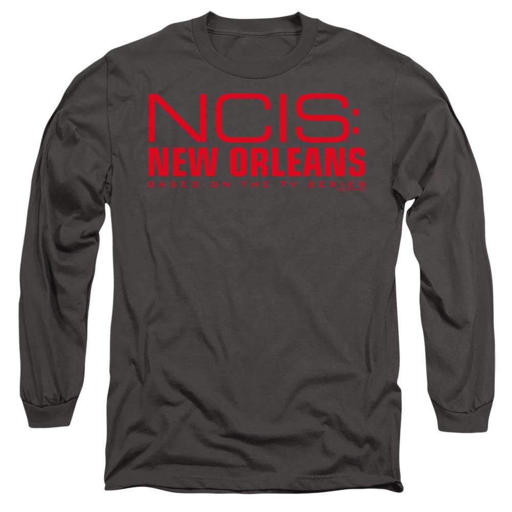 Charcoal - Side - NCIS: New Orleans Unisex Adult Logo T-Shirt