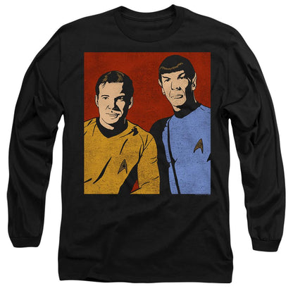 Black - Side - Star Trek Unisex Adult Friends T-Shirt