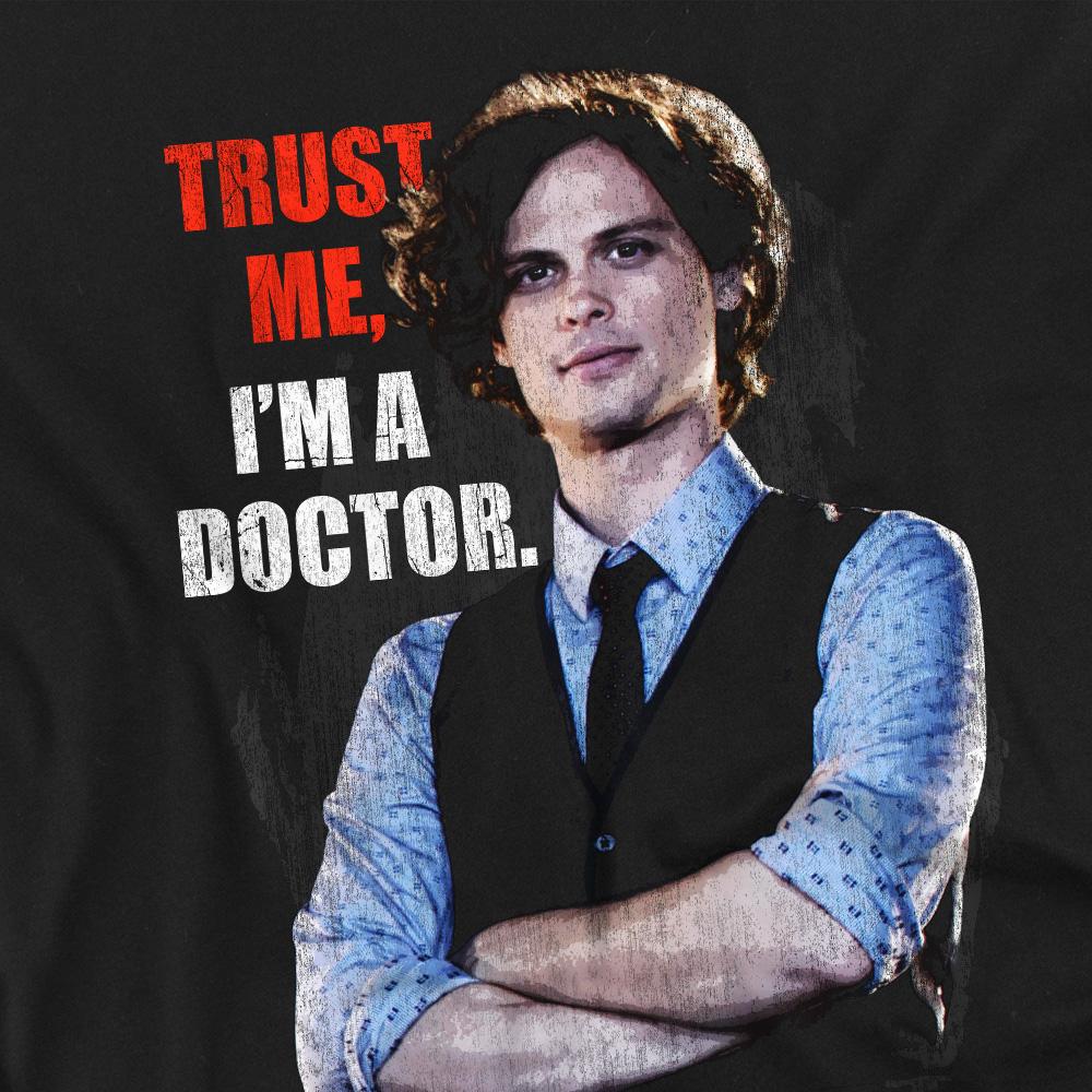 Black - Side - Criminal Minds Unisex Adult Trust Me T-Shirt