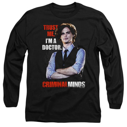 Black - Front - Criminal Minds Unisex Adult Trust Me T-Shirt