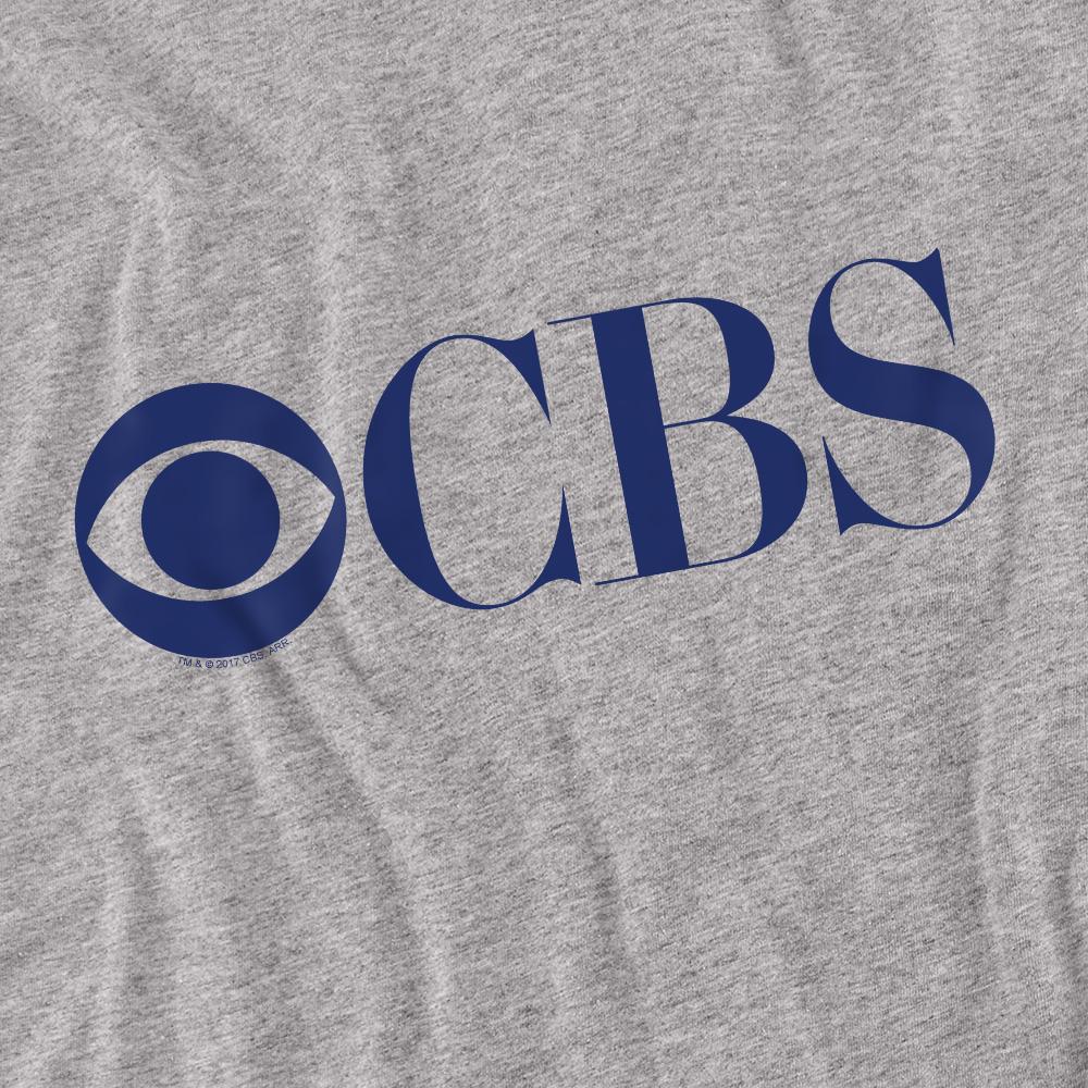 Sport Heather - Back - CBS Unisex Adult Logo T-Shirt