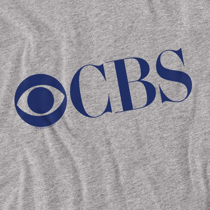 Sport Heather - Back - CBS Unisex Adult Logo T-Shirt