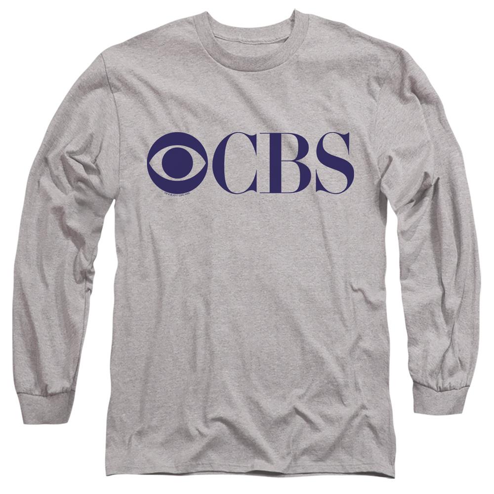 Sport Heather - Side - CBS Unisex Adult Logo T-Shirt