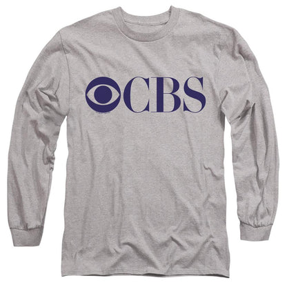 Sport Heather - Side - CBS Unisex Adult Logo T-Shirt