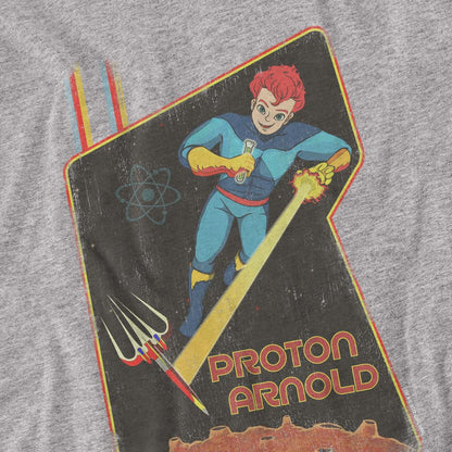 Sport Heather - Back - Scorpion Unisex Adult Proton Arnold Poster T-Shirt