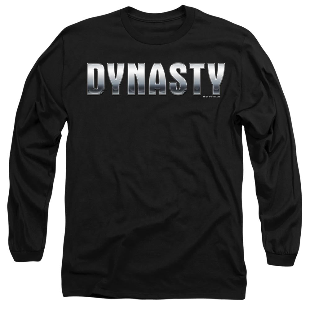 Black - Side - Dynasty Unisex Adult Shiny T-Shirt