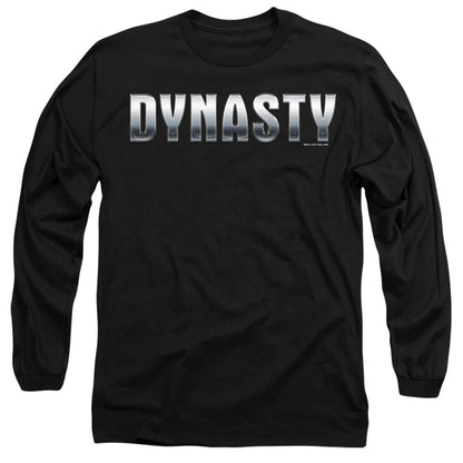 Black - Side - Dynasty Unisex Adult Shiny T-Shirt