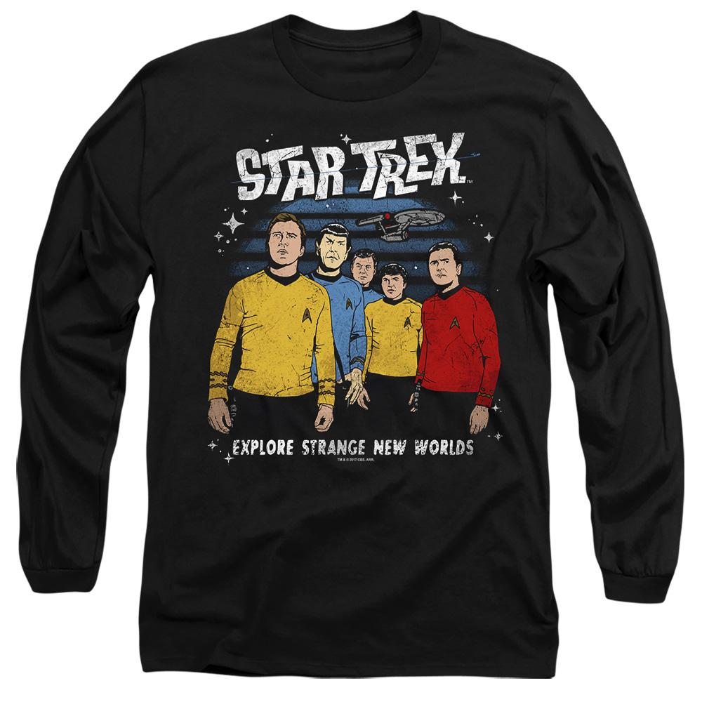 Black - Side - Star Trek Unisex Adult Strange New World T-Shirt