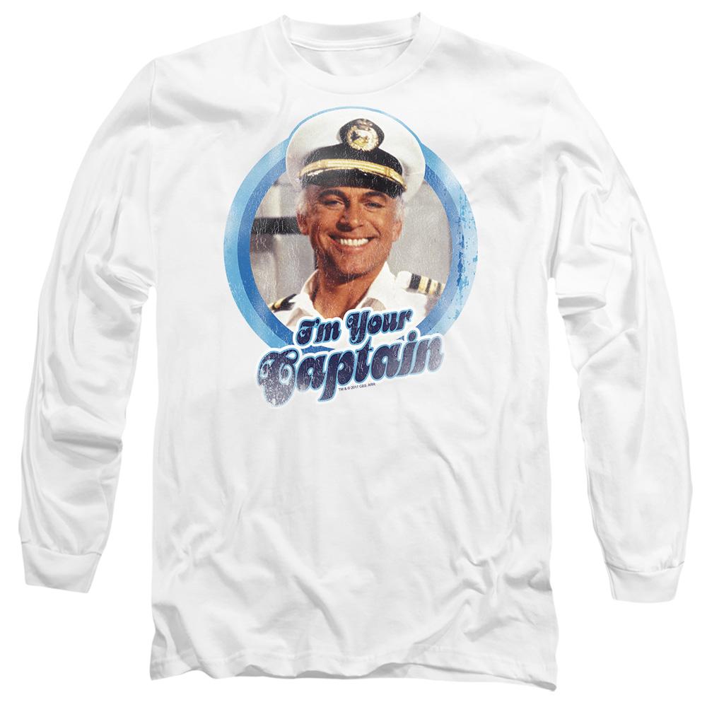 White - Side - The Love Boat Unisex Adult I´m Your Captain T-Shirt