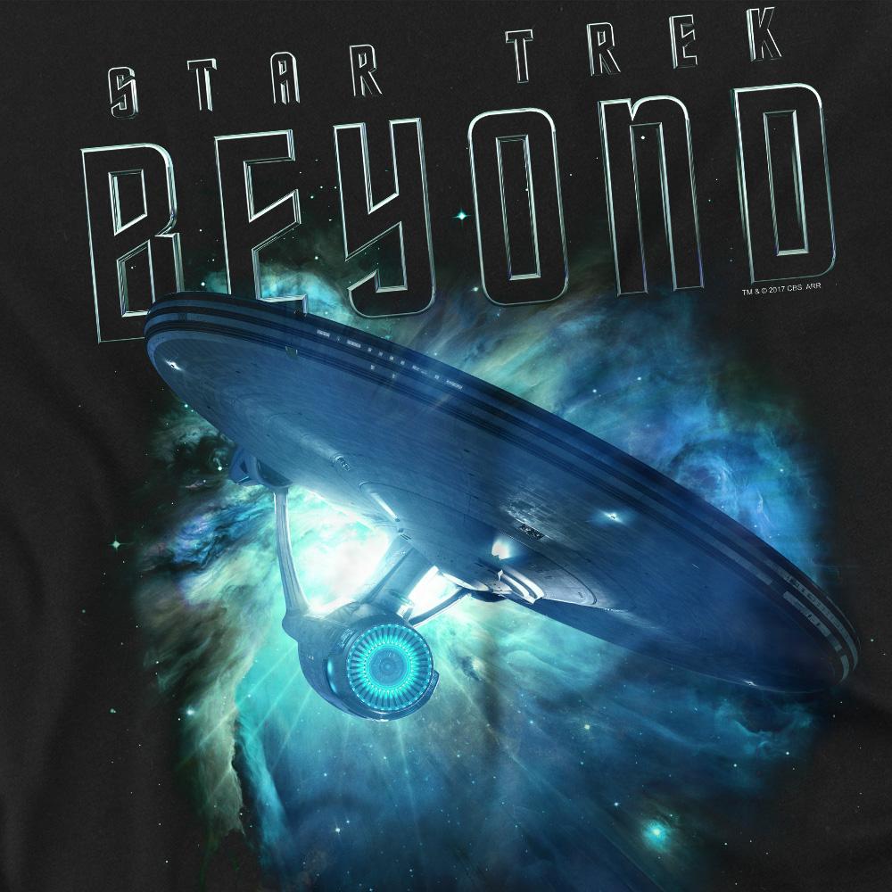 Black - Back - Star Trek Beyond Unisex Adult Voyage T-Shirt