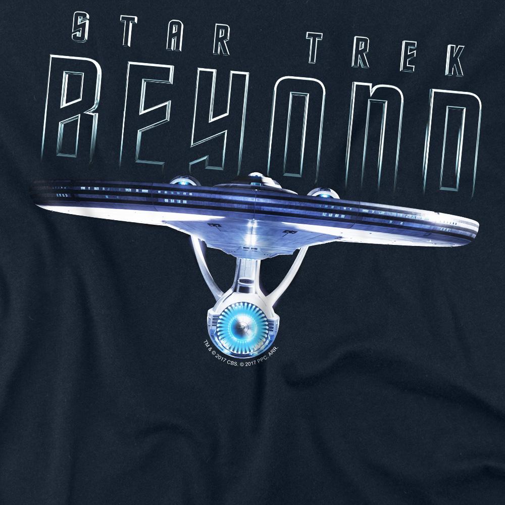 Navy - Back - Star Trek Beyond Unisex Adult Enterprise Beyond T-Shirt