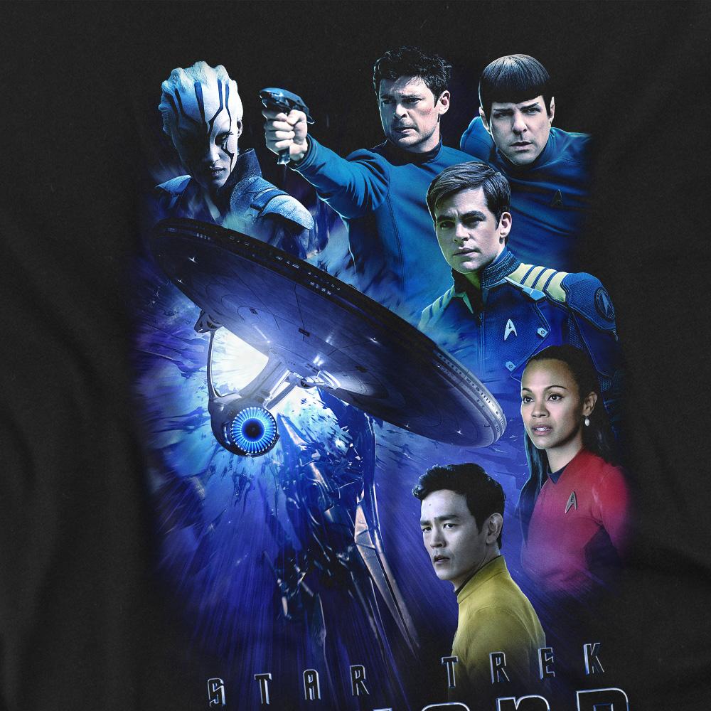 Black - Back - Star Trek Beyond Unisex Adult Cast T-Shirt