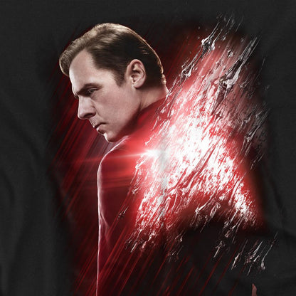 Black - Side - Star Trek Beyond Unisex Adult Scotty Poster T-Shirt