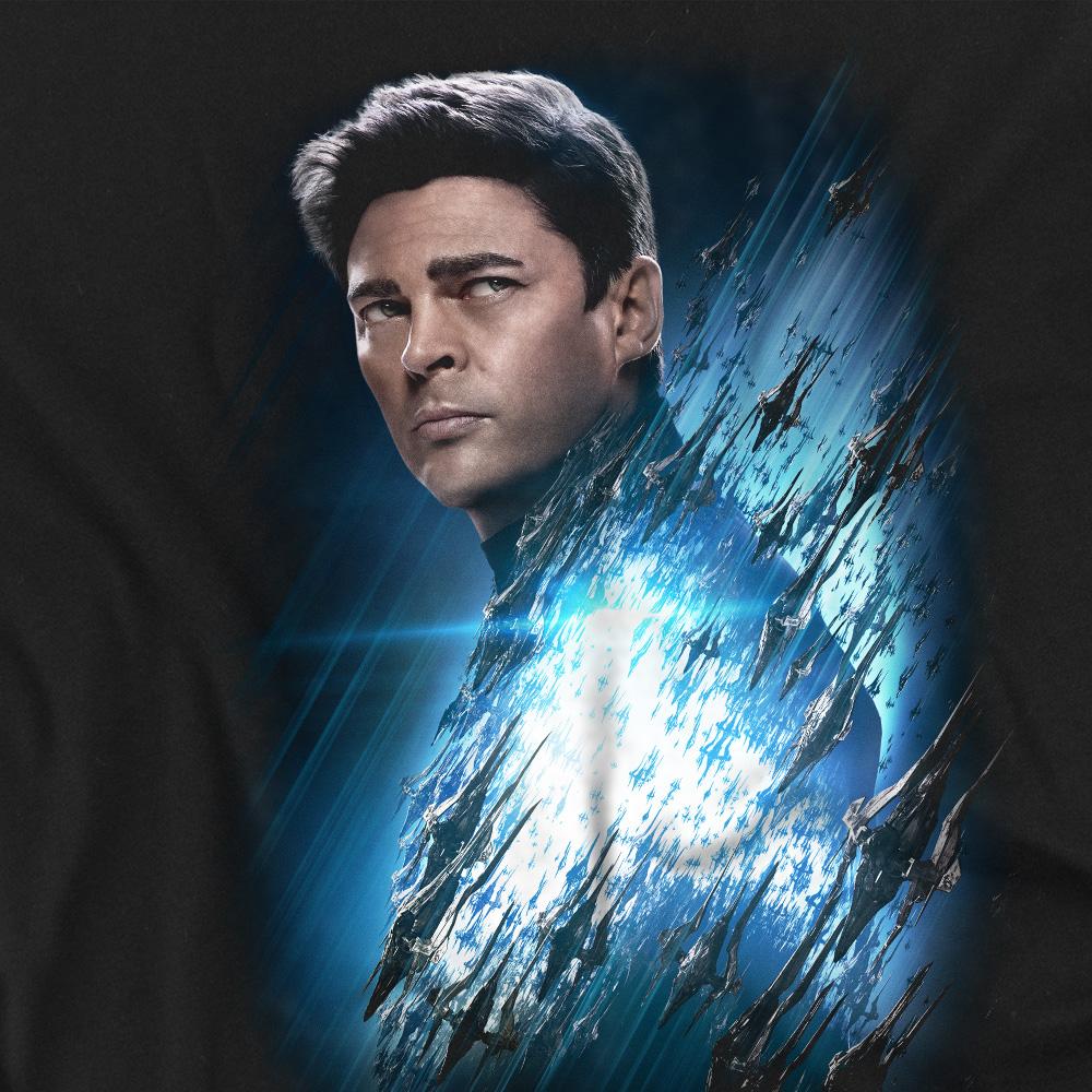 Black - Back - Star Trek Beyond Unisex Adult Bones Poster T-Shirt