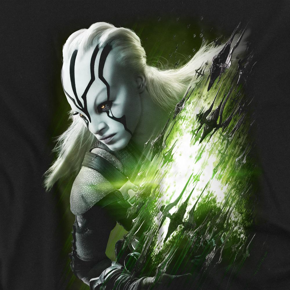 Black - Back - Star Trek Beyond Unisex Adult Jaylah Poster T-Shirt