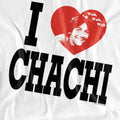 White - Back - Happy Days Unisex Adult I Heart Chachi T-Shirt