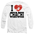 White - Side - Happy Days Unisex Adult I Heart Chachi T-Shirt