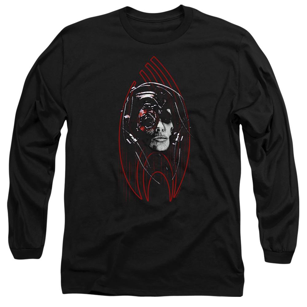 Black - Side - Star Trek Unisex Adult Borg Construct T-Shirt