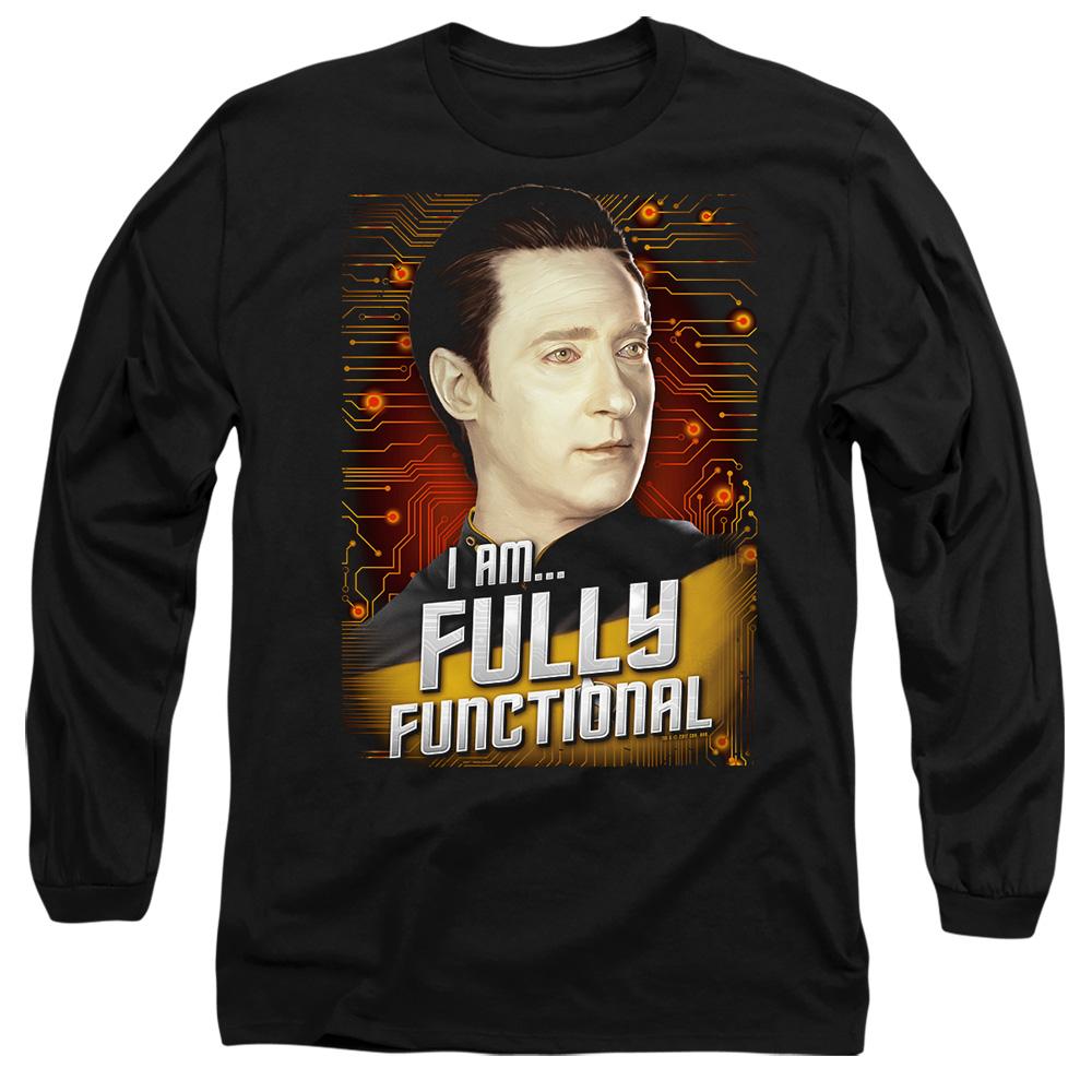 Black - Side - Star Trek Unisex Adult Fully Functional T-Shirt