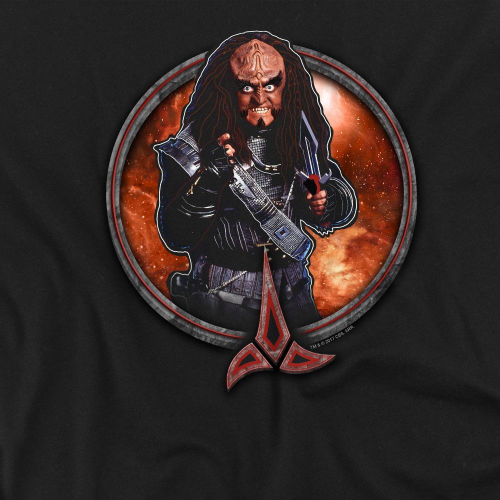 Black - Back - Star Trek Unisex Adult Gowron T-Shirt