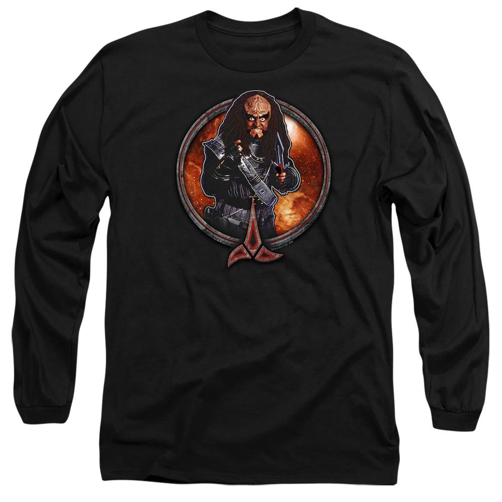 Black - Side - Star Trek Unisex Adult Gowron T-Shirt